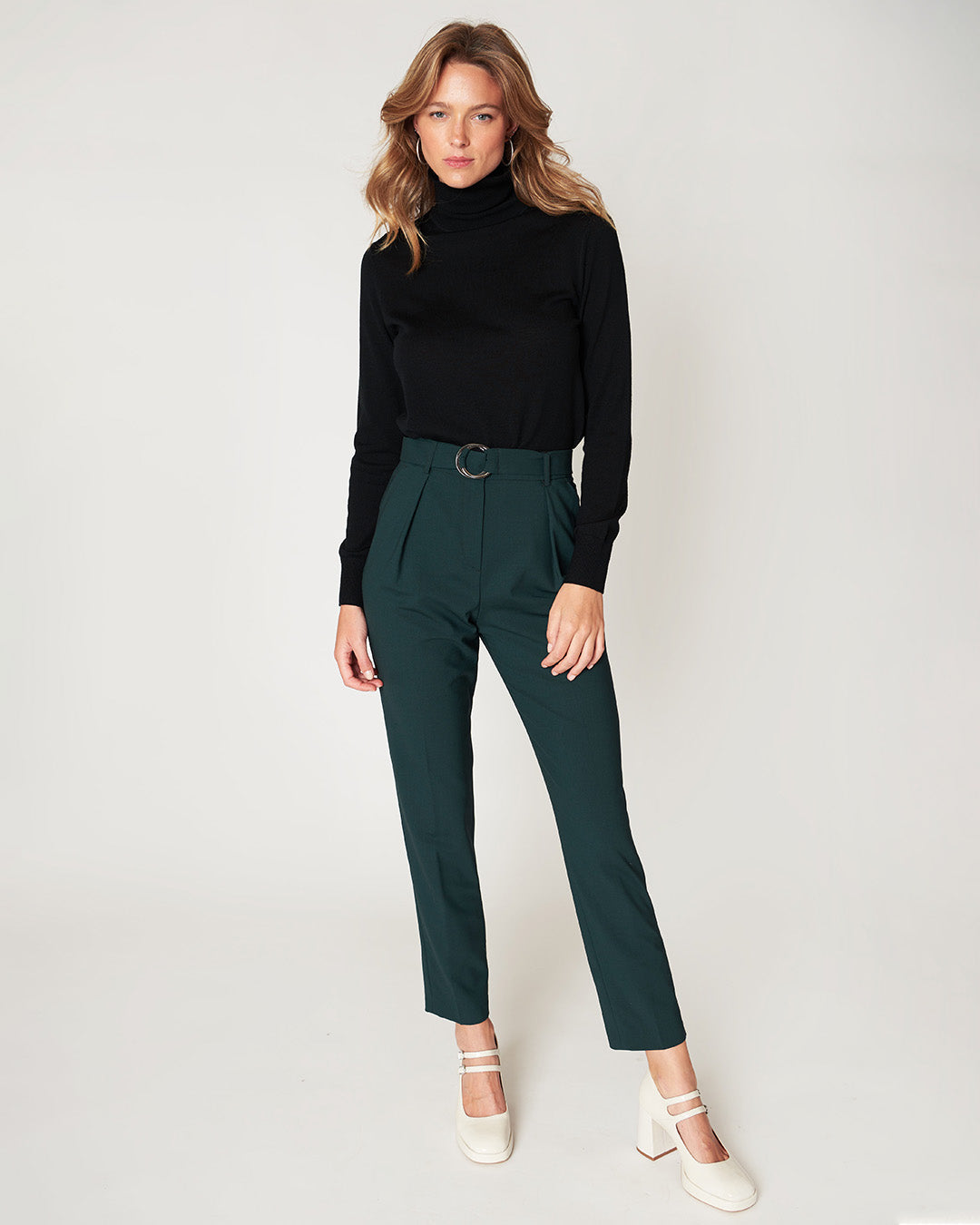 Pantalon carotte Casablanca - Vert Bouteille